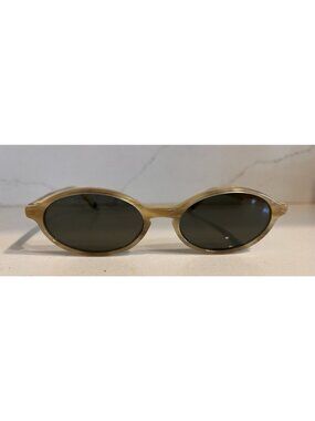 Ralph Lauren Vintage  Sunglasses Womens Honey 610 4ZC Acetate Oval Frames 135